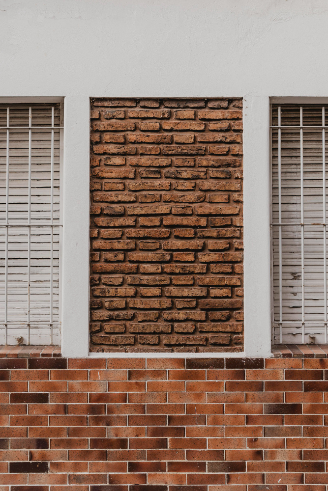 Modern stone facade